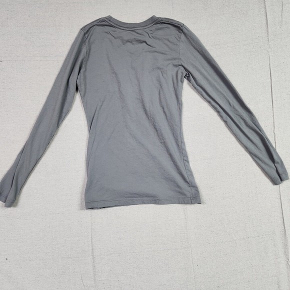 Alabama Crimson Tide Shirt Womens Small Gray Long Sleeve Pullover Spell Out 2015 - Picture 12 of 14